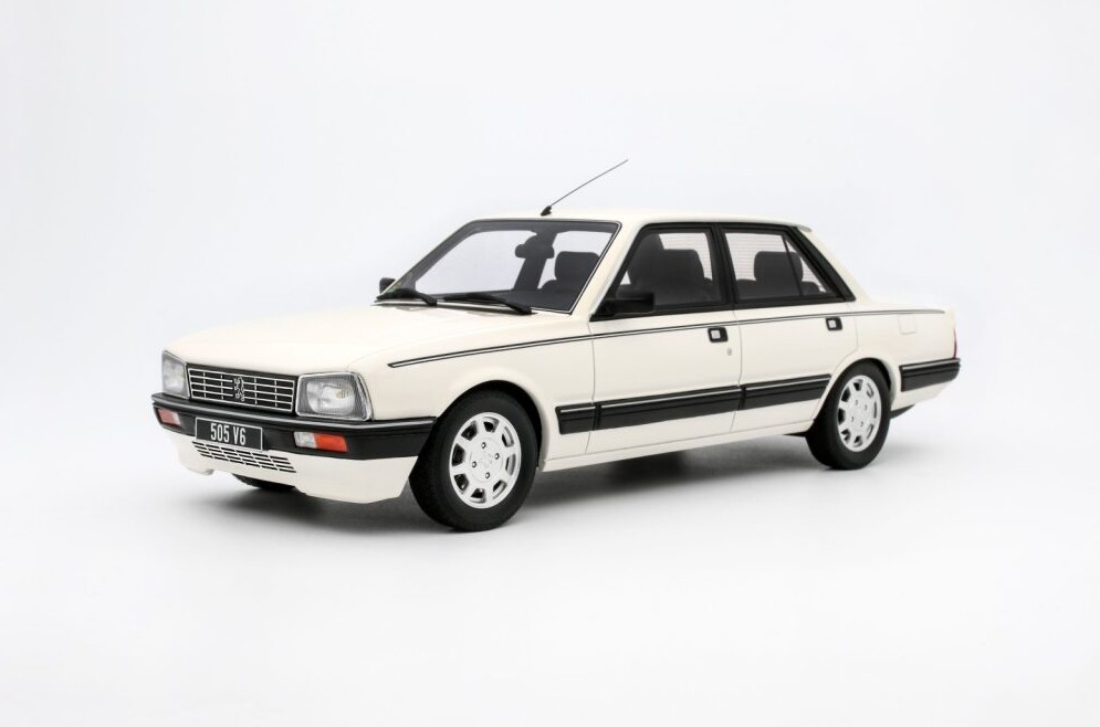 Peugeot 505 V6 1989 Blanc Meije - 1:18
