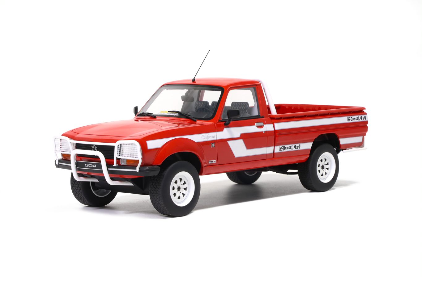 Peugeot 504 Pick-Up Dangel 1993 Rood - 1:18