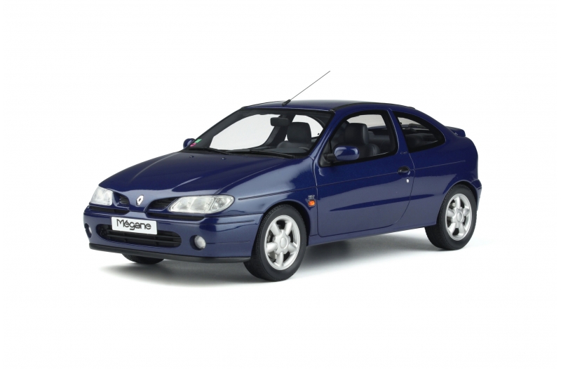 Renault Megane 1 Coupe 2.0 16V 1995 Blauw - 1:18