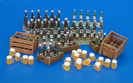 Beer bottles and crates