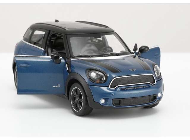 Mini Cooper S Countryman Blauw - 1:24