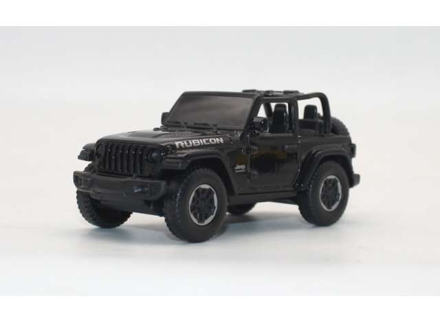 Jeep Wrangler Rubicon Open Zwart - 1:43