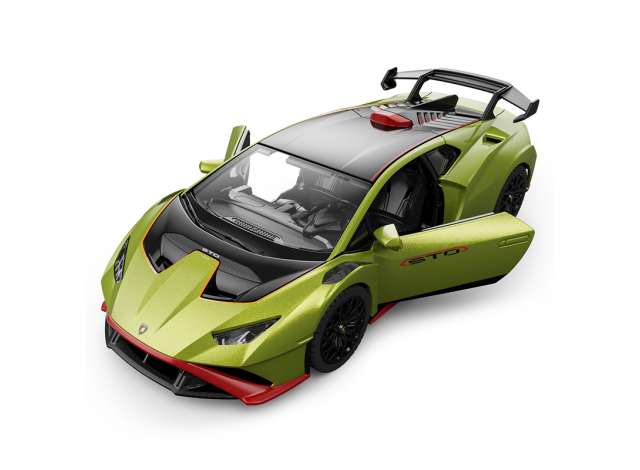Lamborghini Huracan STO Groen/Oranje - 1:32