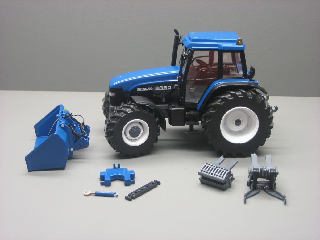 New Holland 8360 + Godet kiepbak