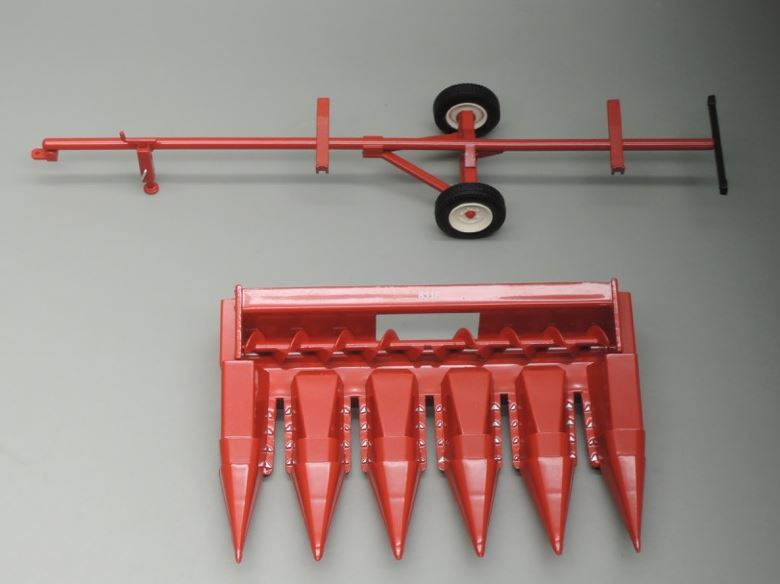 Maisbek met Trailer voor IH 1460 Combine