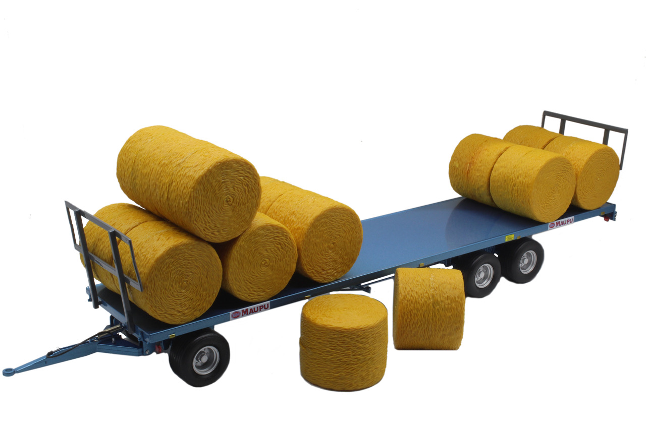 Maupu Plattewagen met balen