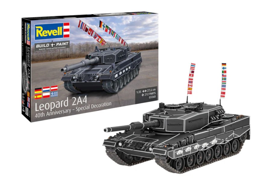 Leopard 2A4 Special Decoration 40th Anniversary - 1:35