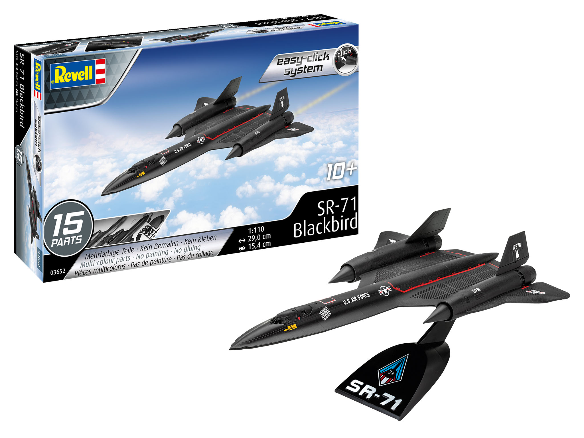 Lockheed SR-71 Blackbird Easy Click - 1:110