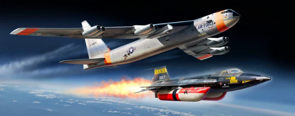 B-52D Stratofortress NB-52 en X-15 Platinum Edition - 1:72