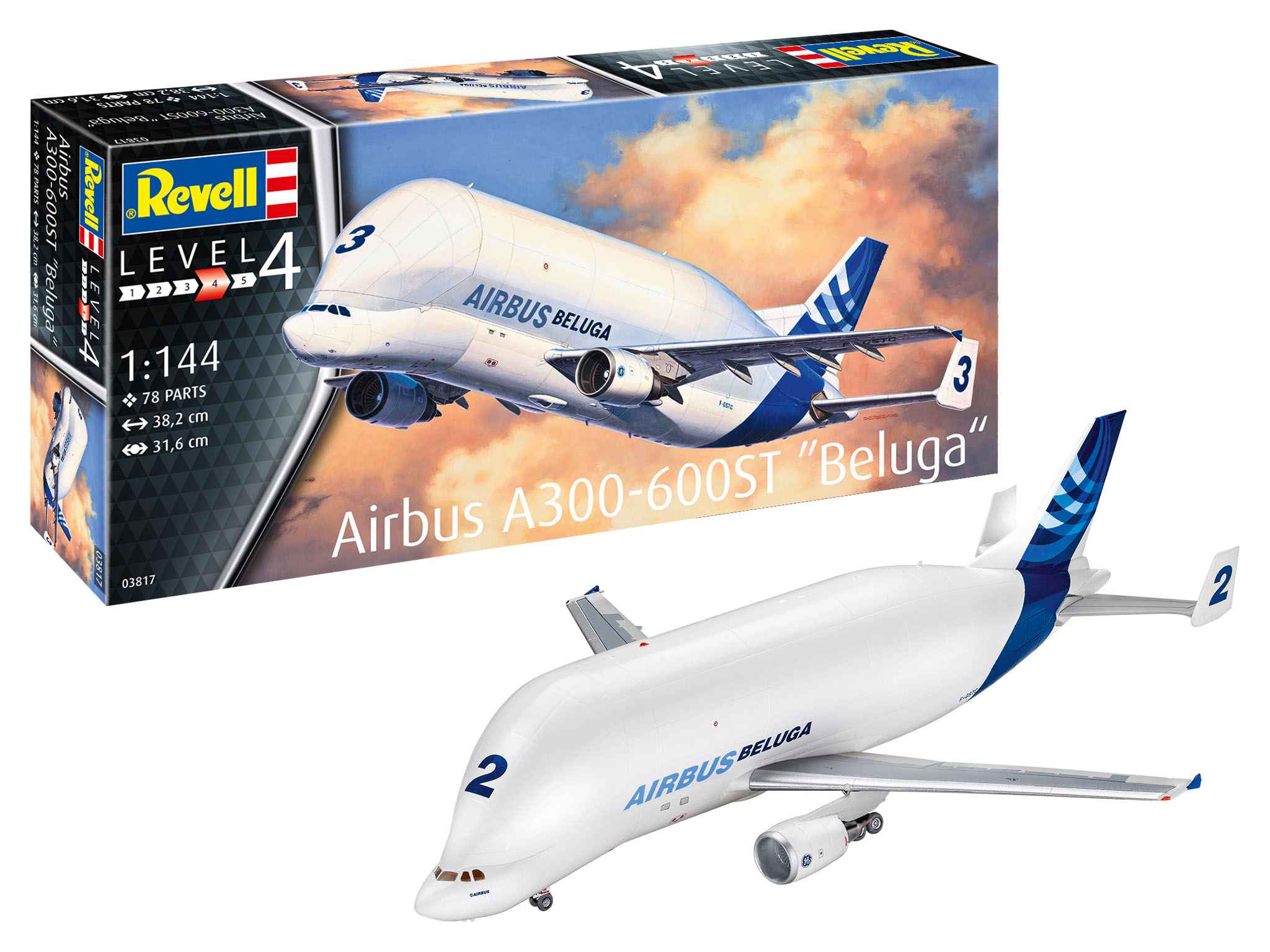Airbus A300-600ST Beluga - 1:144
