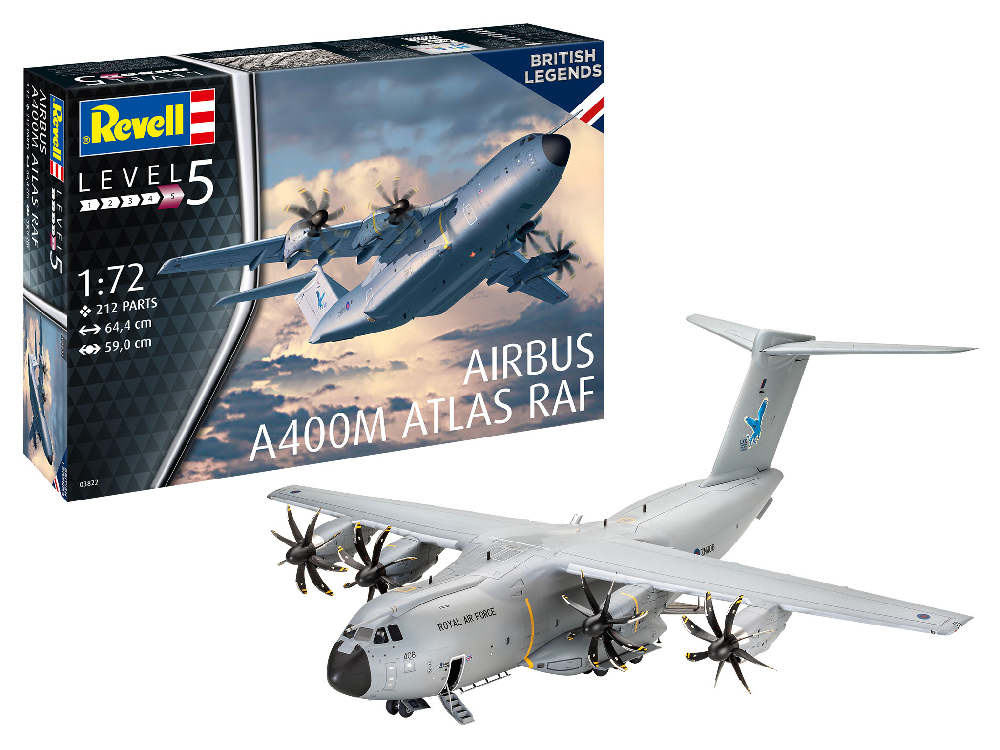 Airbus A400M Atlas RAF British Legends - 1:72