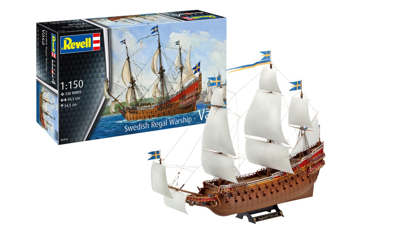 Swedish Regal Warship Vasa - 1:150