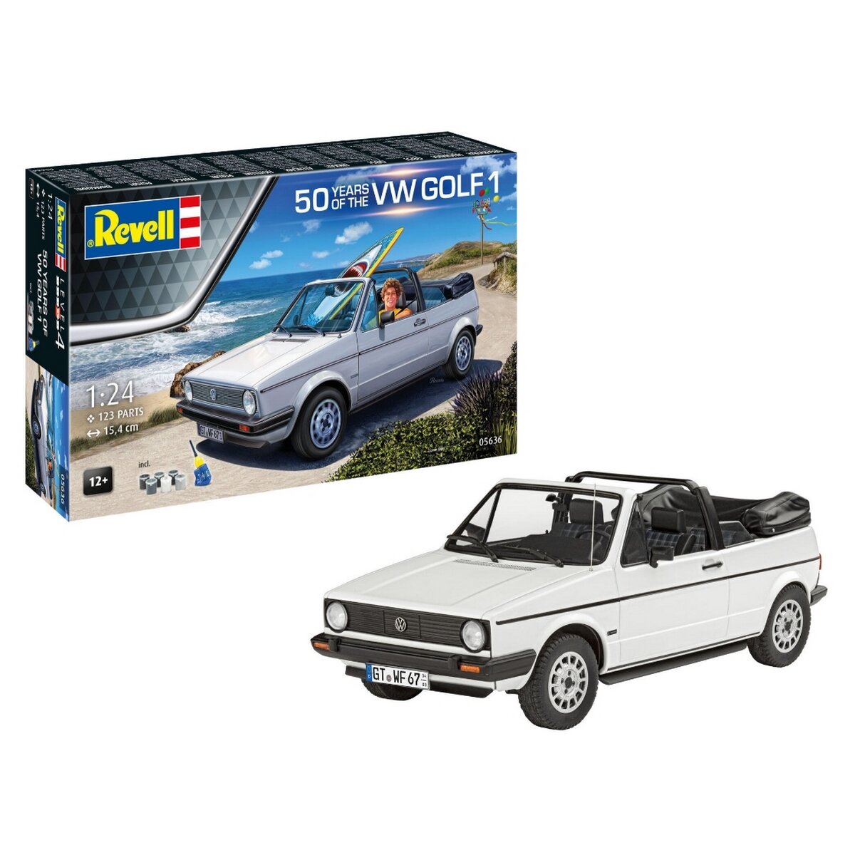 Geschenkset 50 Years of Volkswagen Golf 1 - 1:24