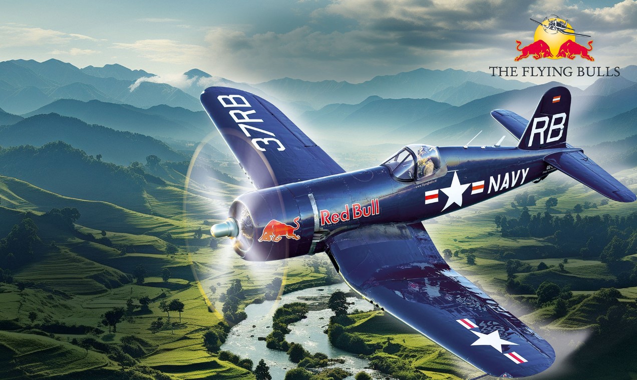 Geschenkset Flying Bulls F4U-4 Corsair - 1:48