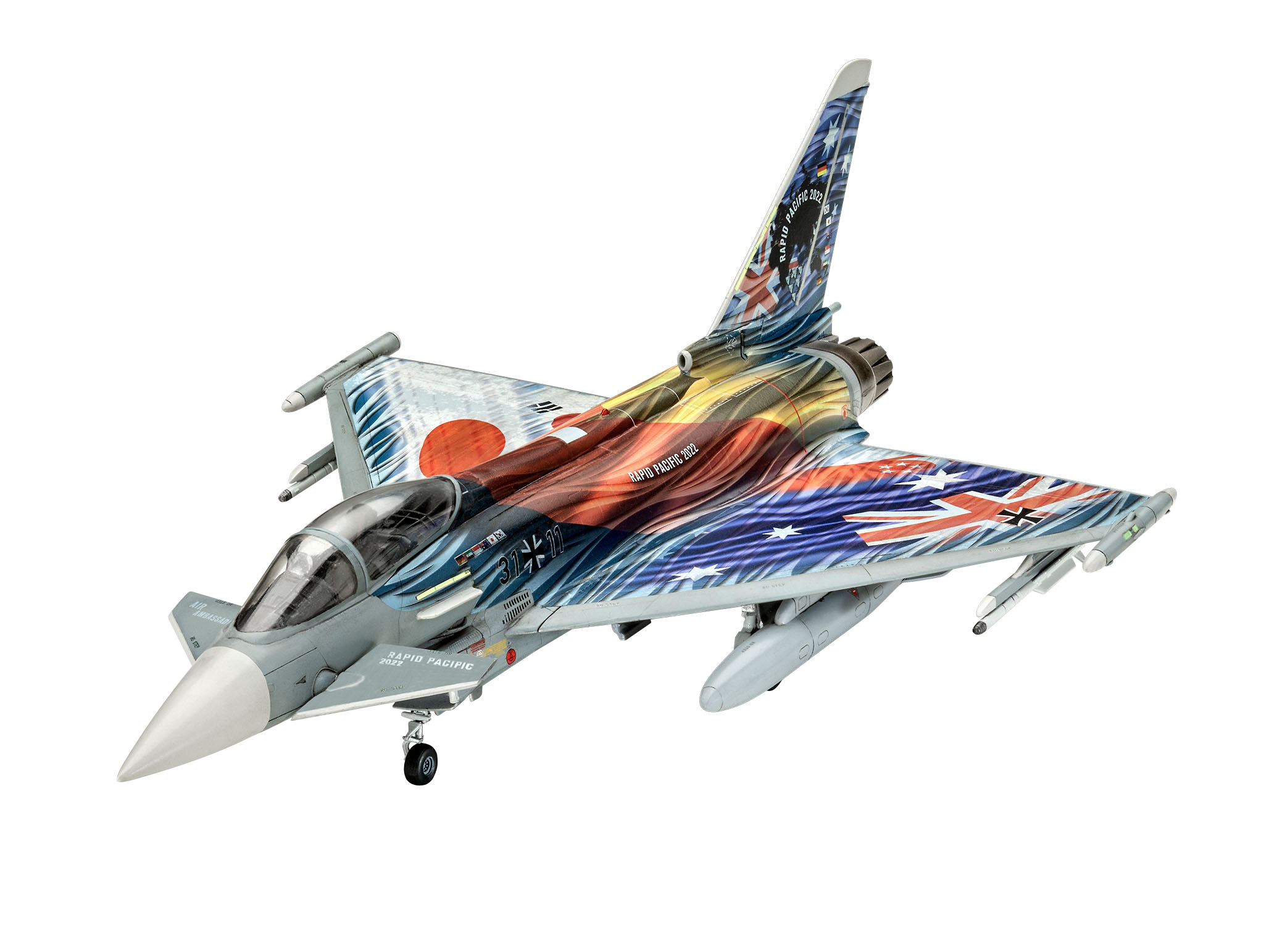 Geschenkset Eurofighter Rapid Pacific Platinum Edition - 1:72