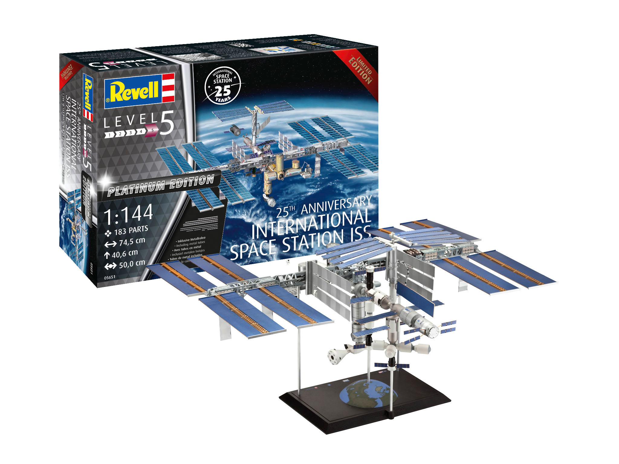 Geschenkset ISS 25th Anniversary Platinum Edition - 1:144