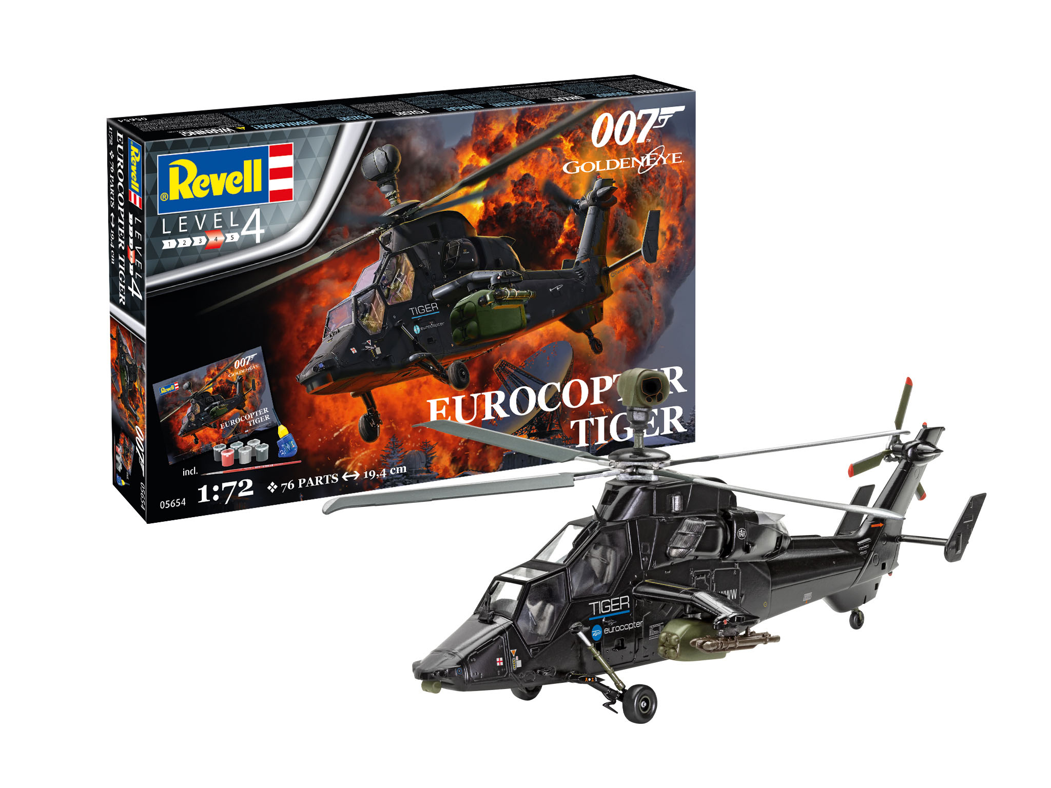 Geschenkset James Bond Eurocopter Tiger - 1:72