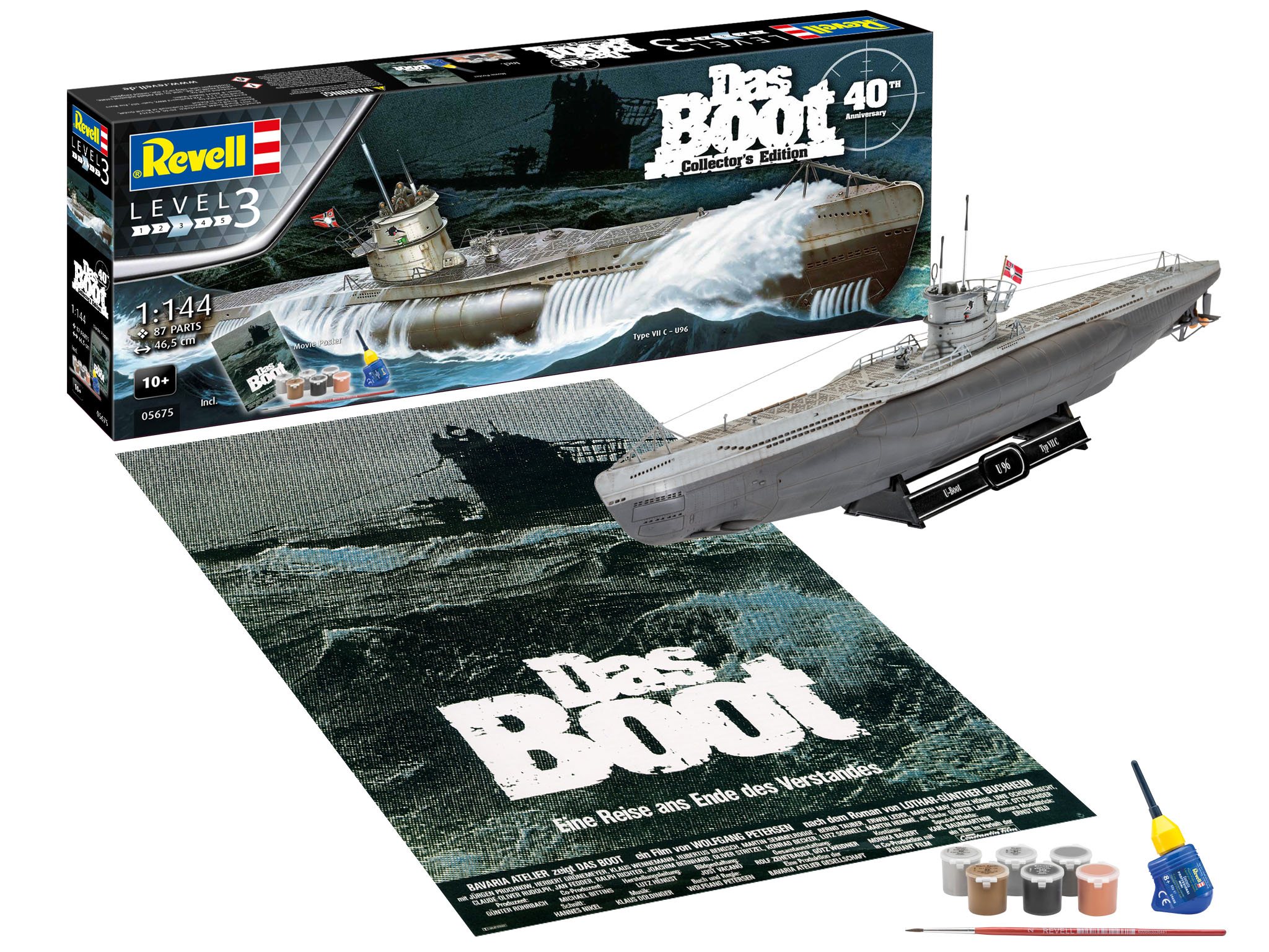 Geschenkset Das Boot 40th Anniversary - 1:144