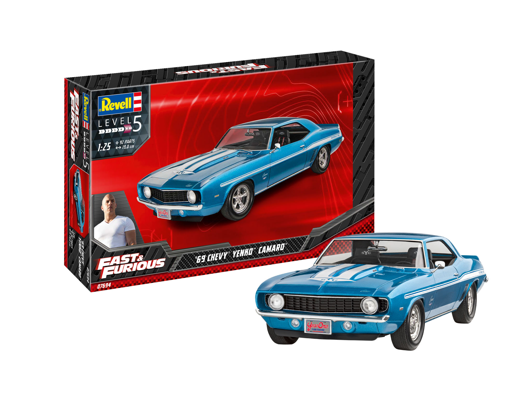 Fast and Furious: 1969 Chevy Camaro Yenko - 1:24