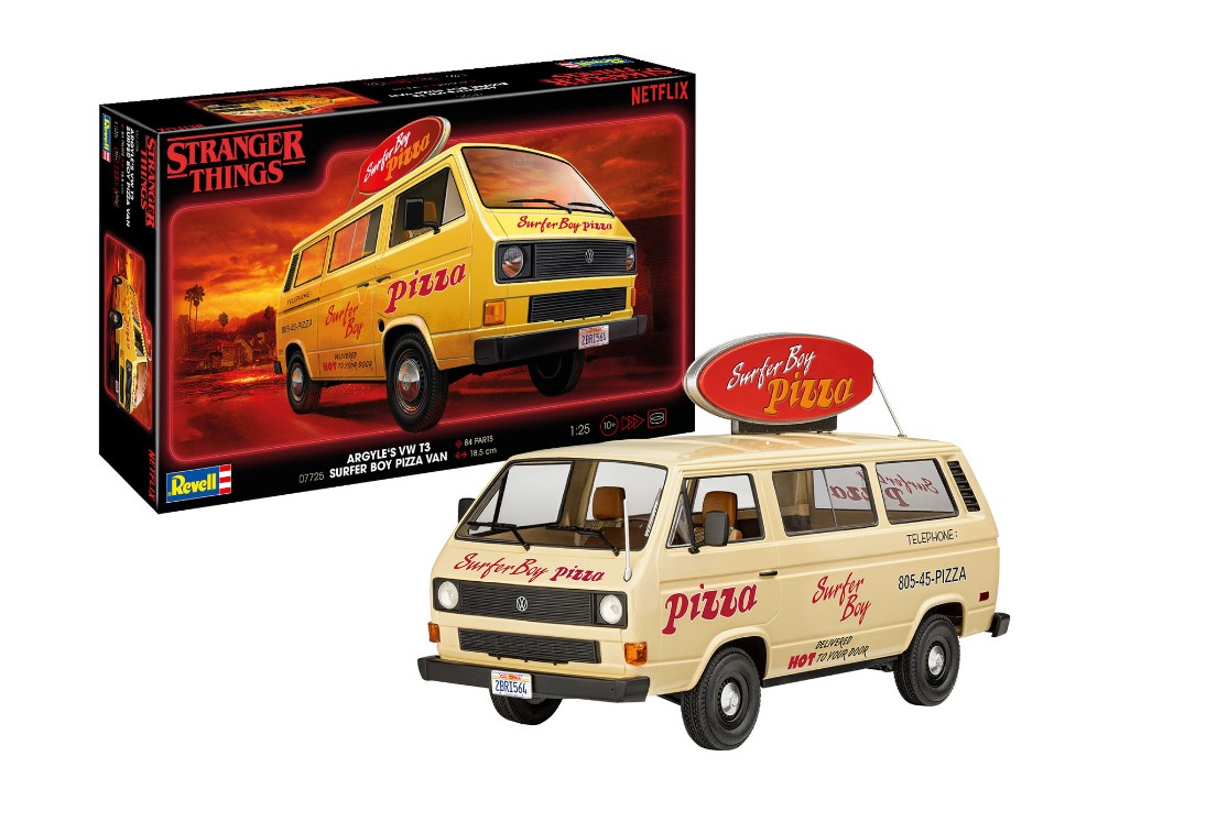 Stranger Things Volkswagen T3 Bus Surfer Boy - 1:25