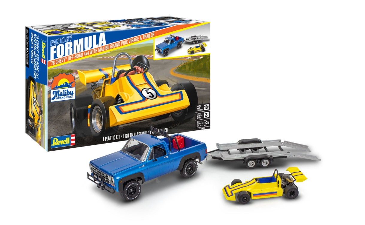 Chevrolet Pick-Up 1978 with Go-Kart - 1:25