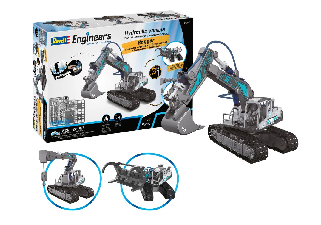 Hydraulic Excavator 3 in 1