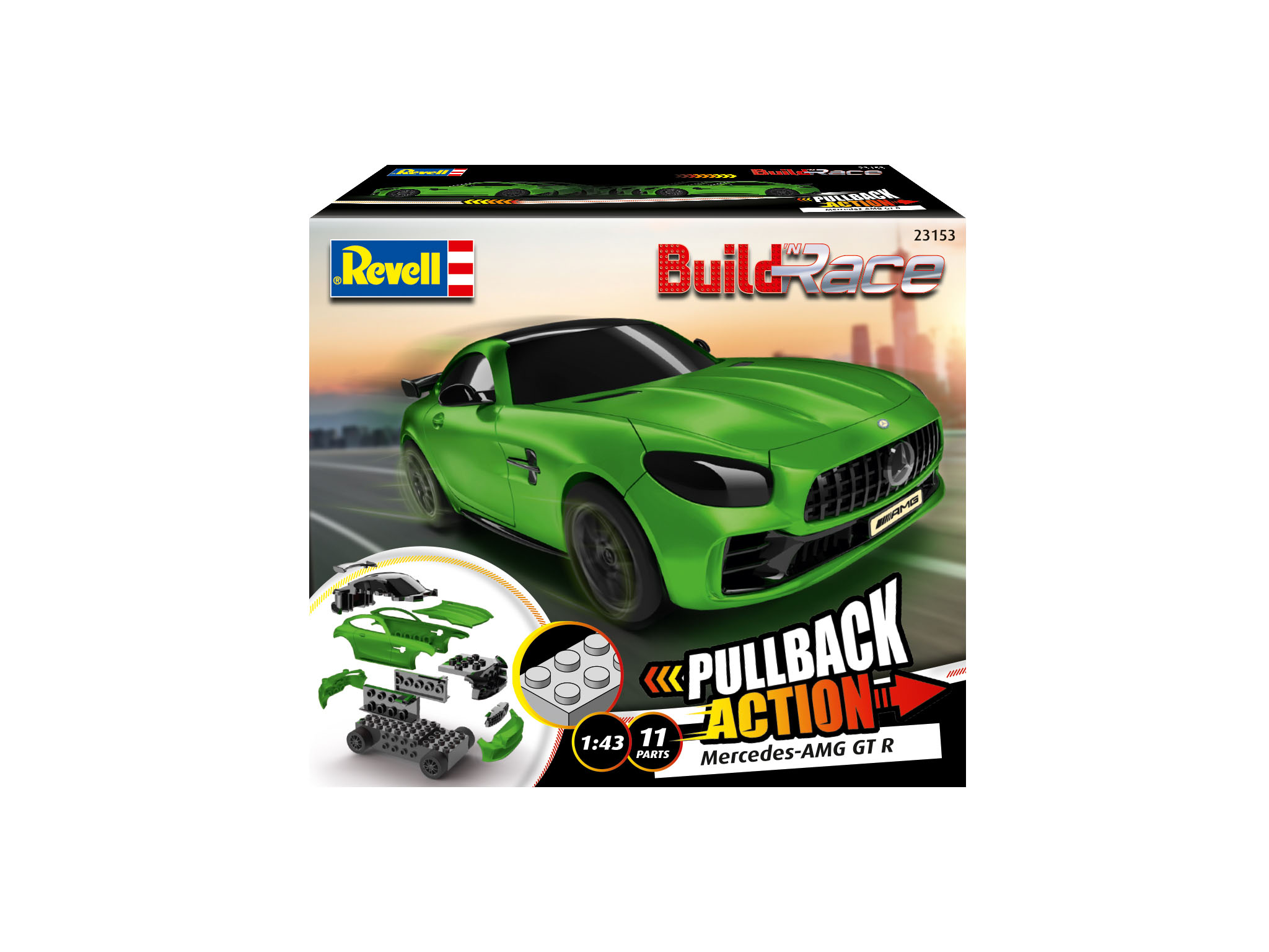Mercedes-Benz AMG GT-R Groen - 1:43