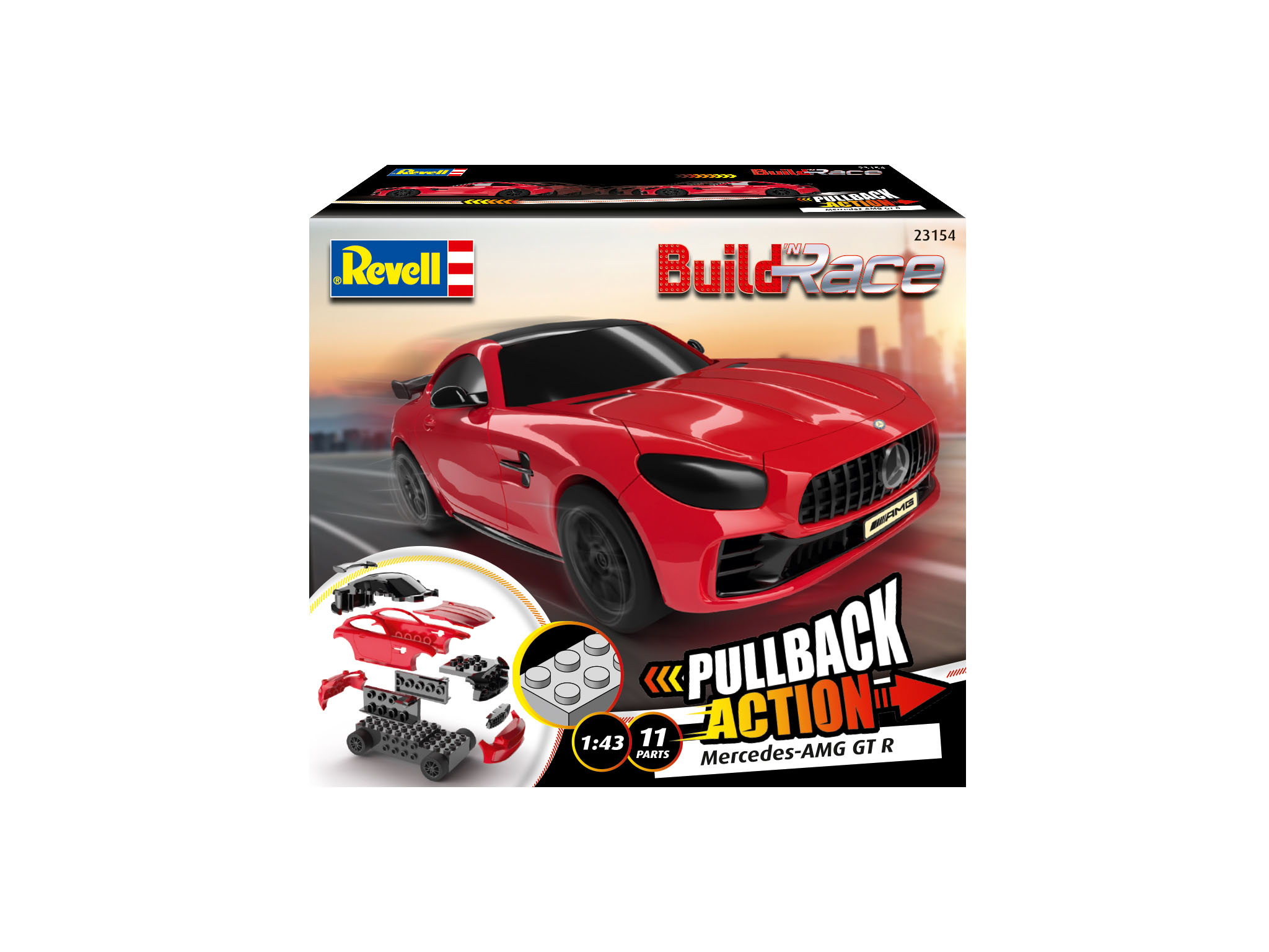 Mercedes-Benz AMG GT-R Rood - 1:43