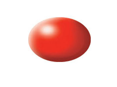 Aqua Lichtrood Zijdemat - 6