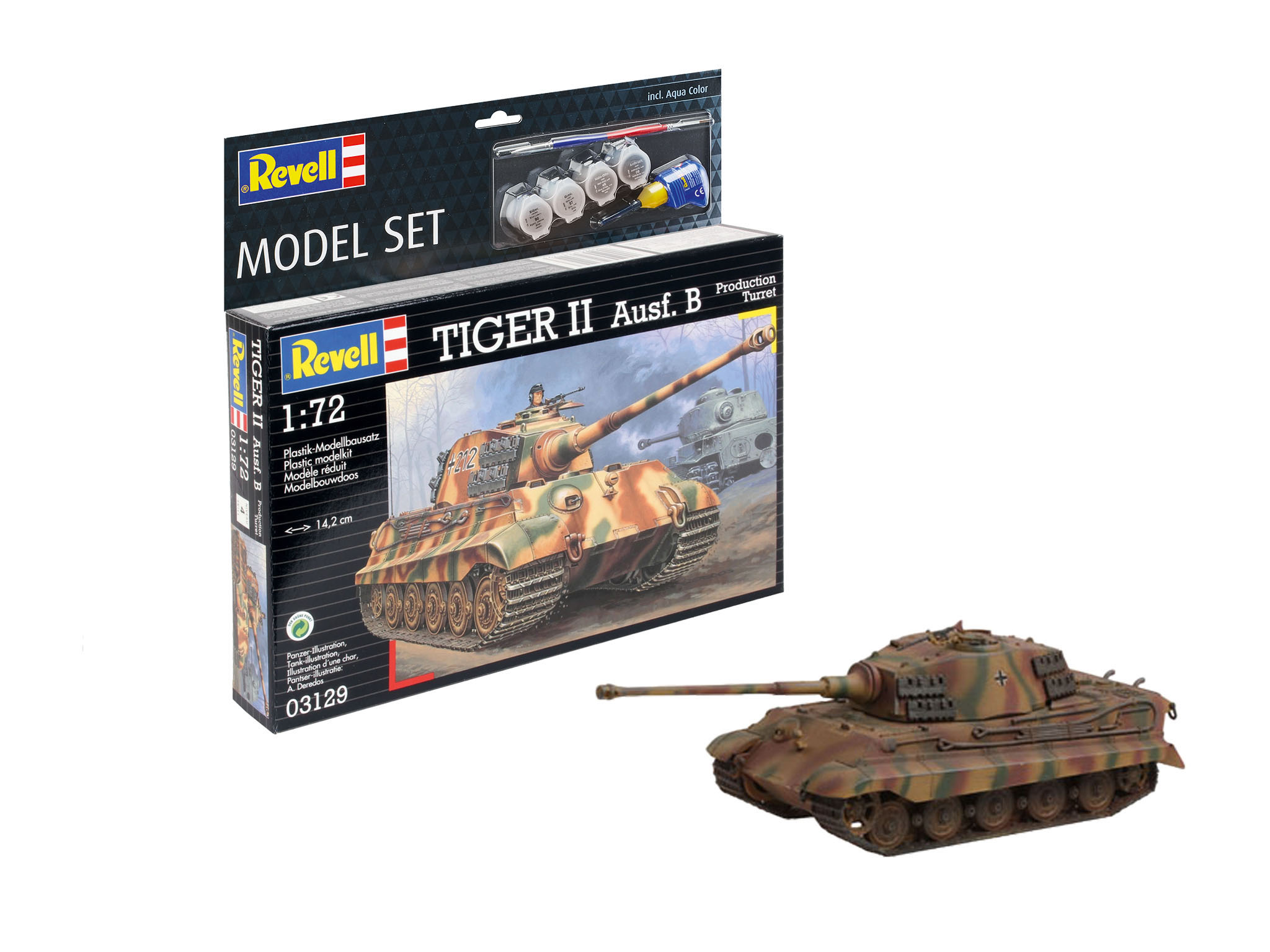 Modelset Tiger II Ausf. B - 1:72