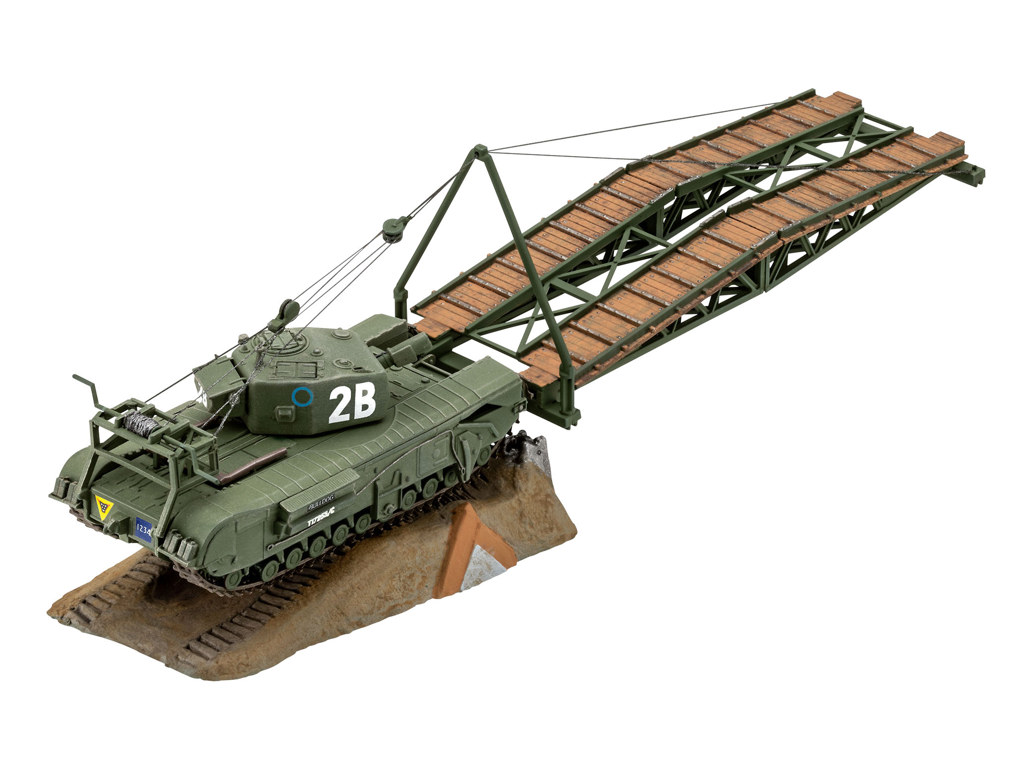 Modelset Churchill A.V.R.E. - 1:76
