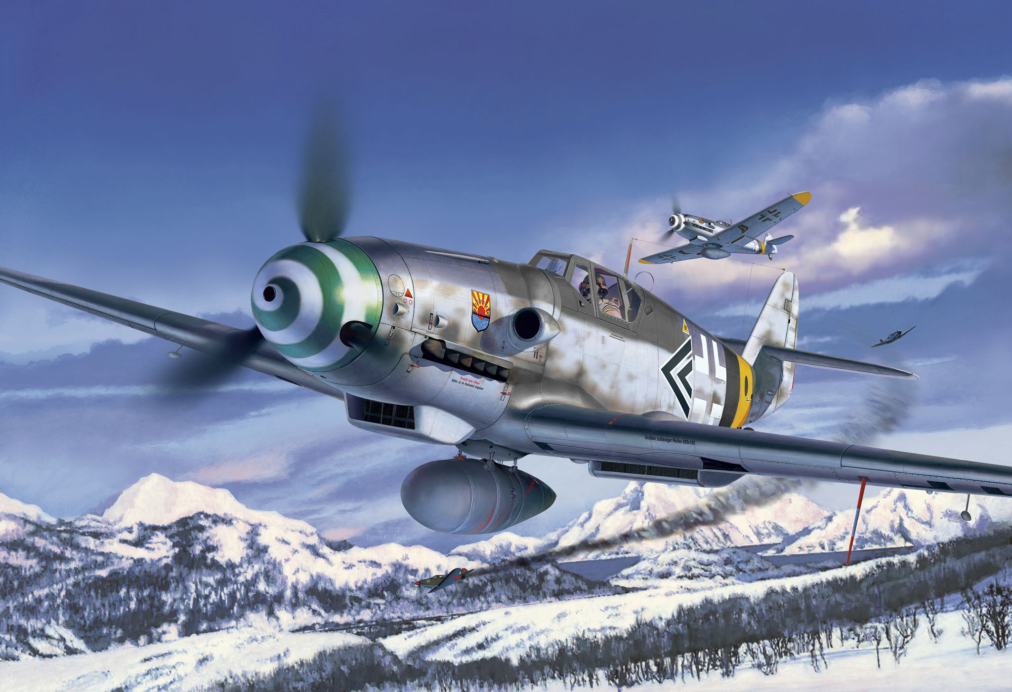 Modelset Messerschmitt Bf109G-6 Easy Click - 1:32
