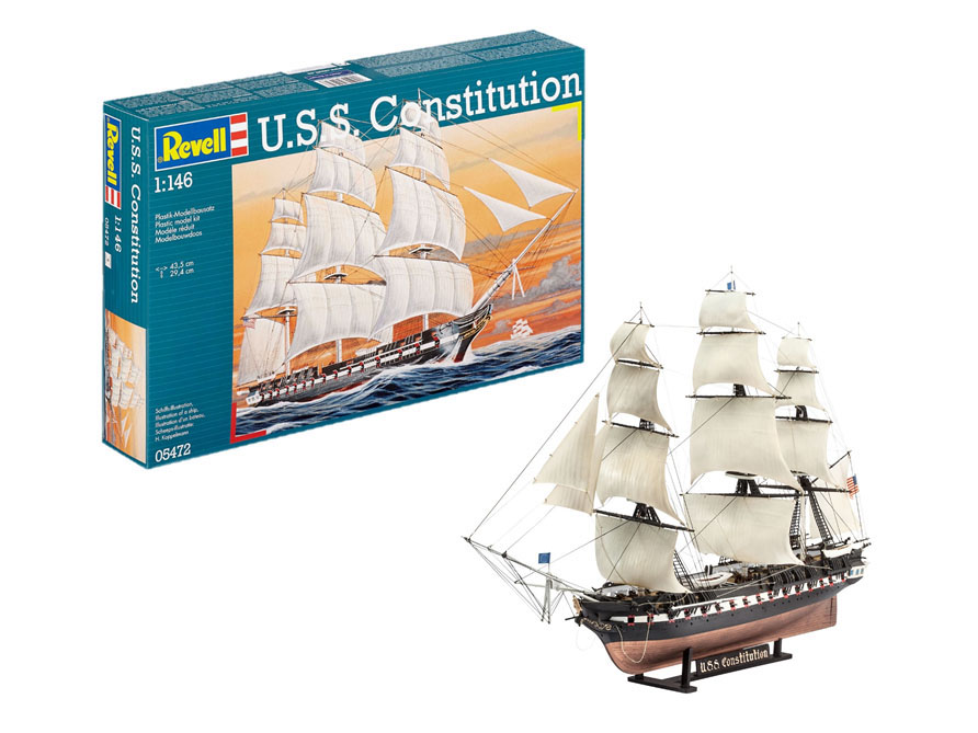 Modelset U.S.S. Constitution - 1:146