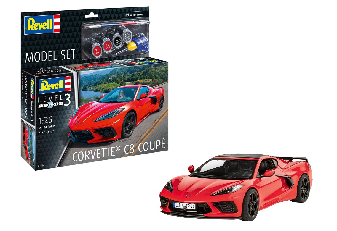 Modelset Corvette C8 Coupe - 1:24