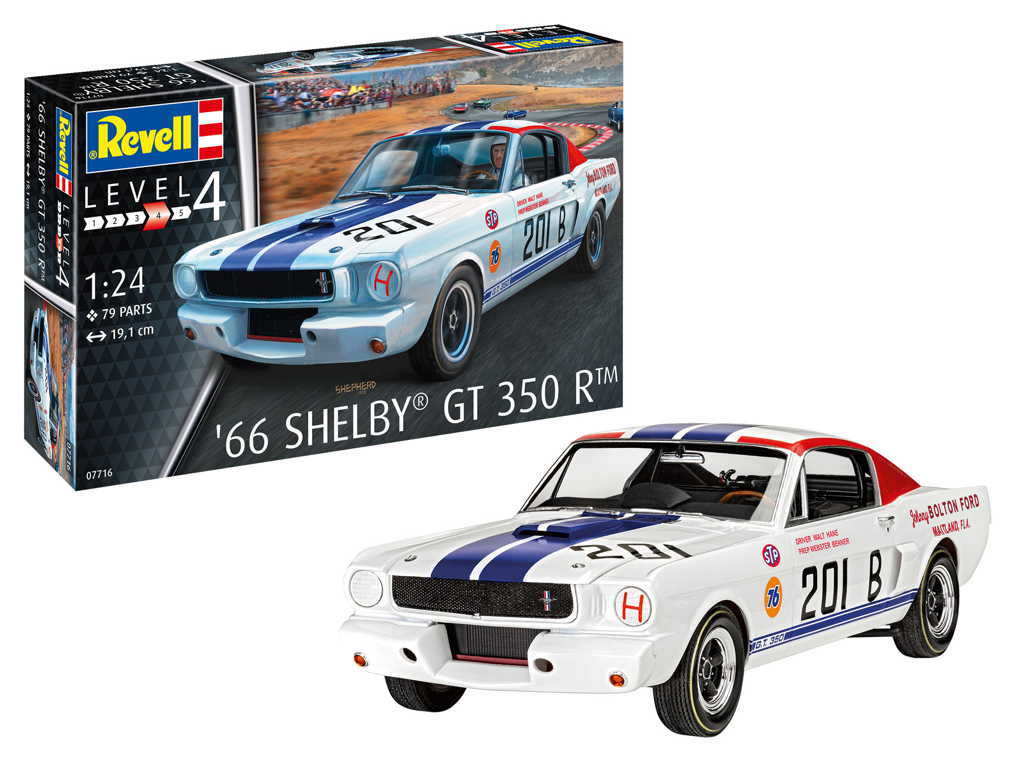 Modelset Shelby GT 350 R 1966 - 1:24