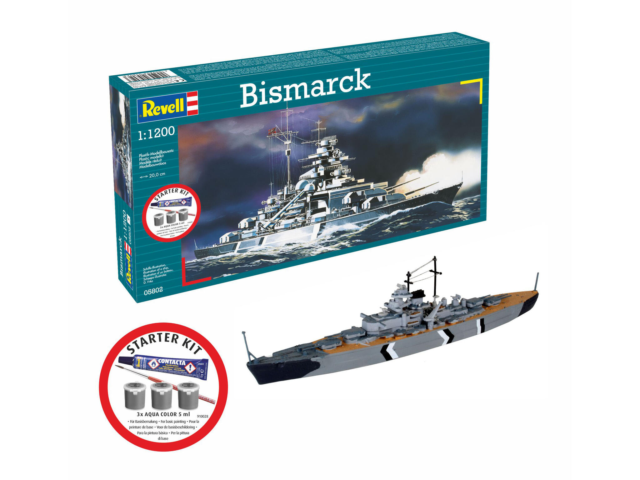 Starter Kit Bismarck - 1:1200