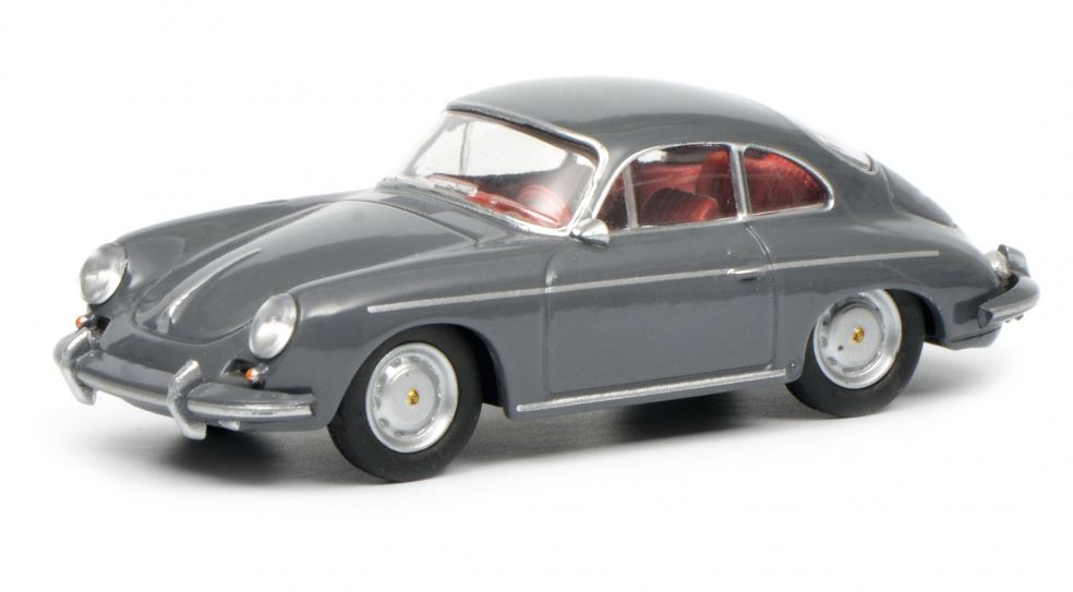 Porsche 356 Carrera Coupe Grijs - 1:64