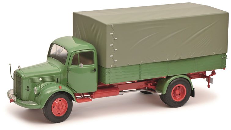 Mercedes-Benz L3500 Groen - 1:18