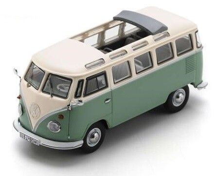 Volkswagen T1 Samba Groen/Beige - 1:43