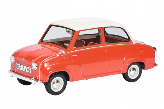 Goggomobil Limo Rood/Wit