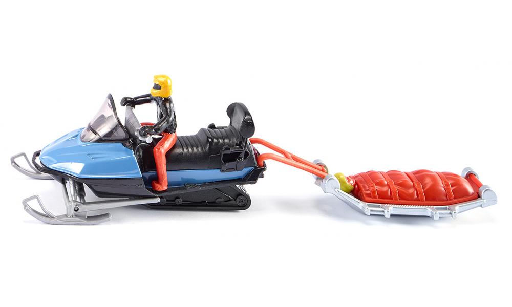 Snow Mobile with Rescue sledge