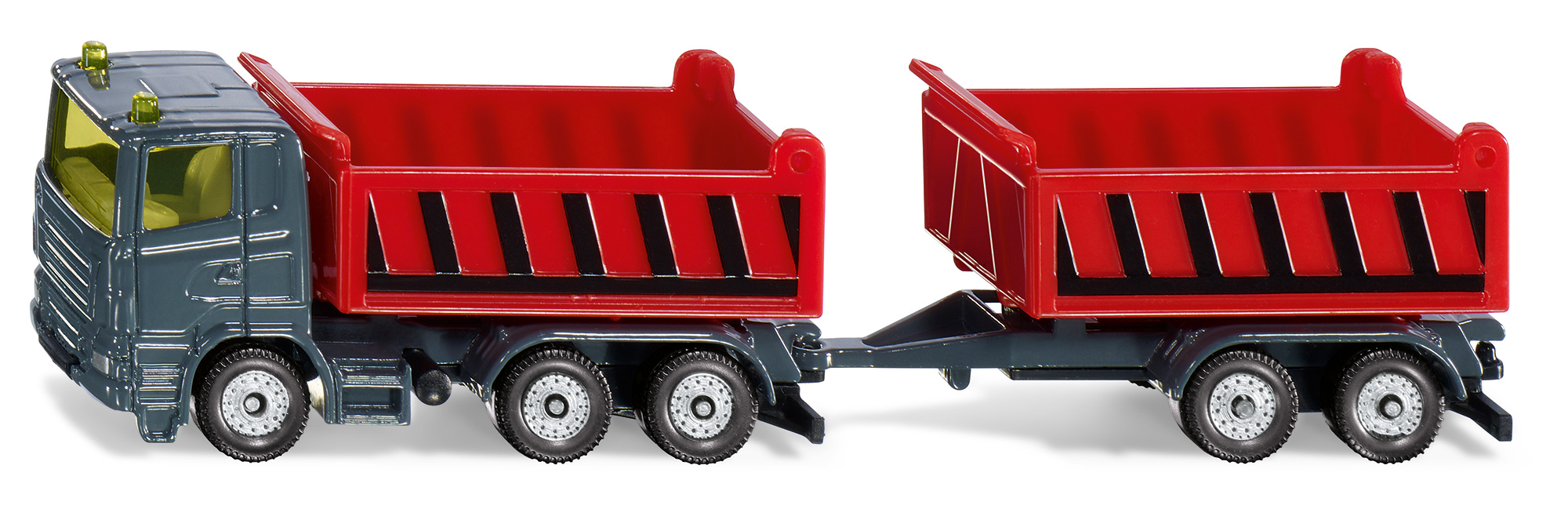 Truck with Dumper body and Tipping trailer
