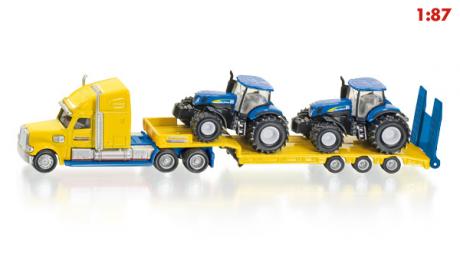 Vrachtwagen met New Holland Tractoren - 1:87