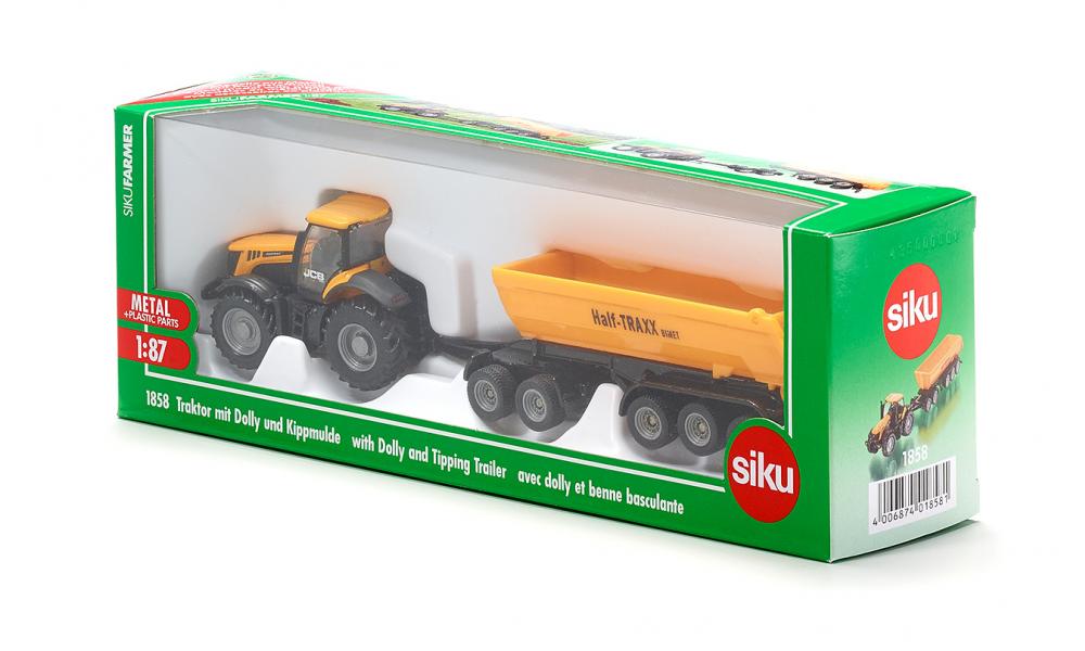 JCB met Dolly en Kieptrailer - 1:87