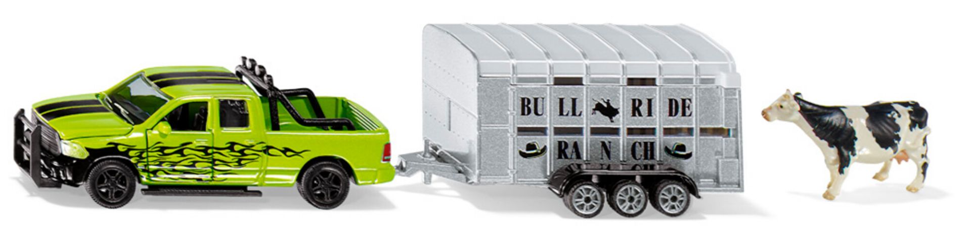 Dodge RAM 1500 with Livestock trailer - 1:50