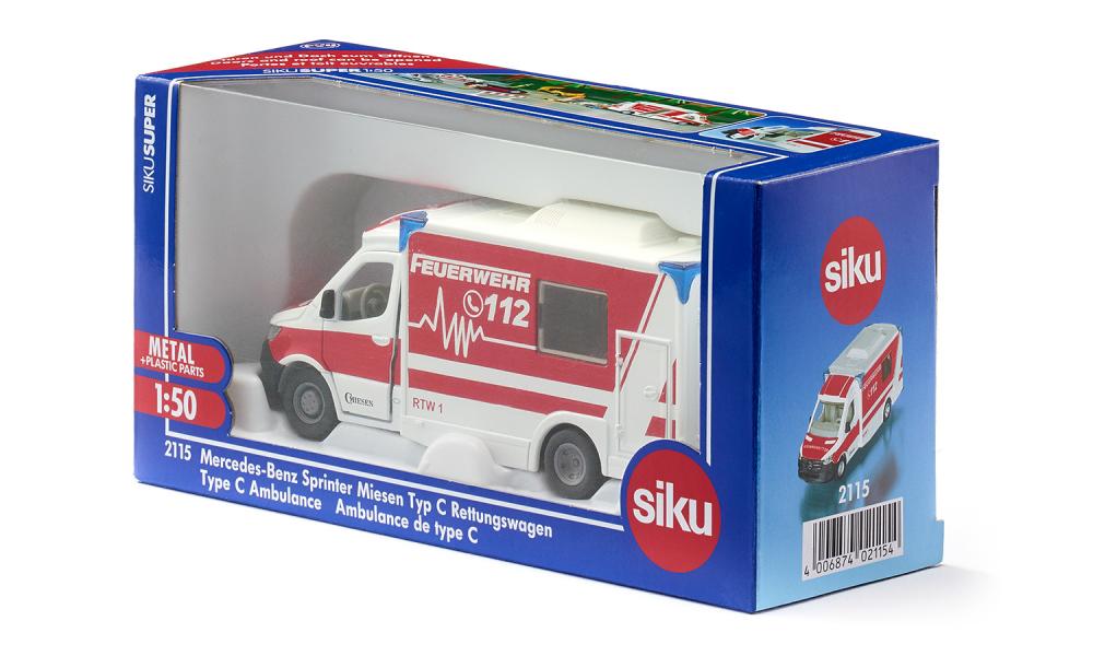 Mercedes-Benz Sprinter Miesen Type C Ambulance - 1:50