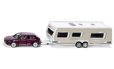 Auto met Caravan