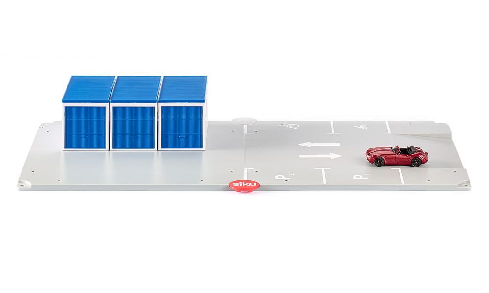 Siku World - Garages and Parking area with vehicle