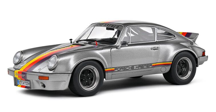 Porsche 911 RSR Kremer Rally 1973 Zilver - 1:18