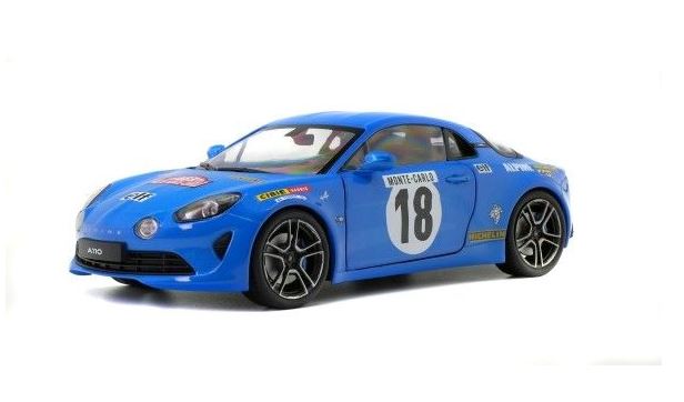 Alpine A110 Premiere Edition Monte Carlo Historique 2018 Blauw - 1:18